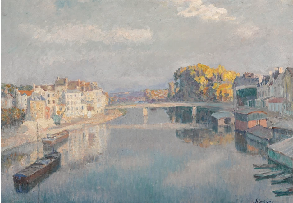 Il ponte e i lavatoi sulla Marna